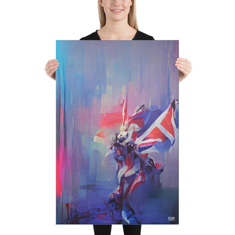 Flying Lady - Canvas Print - iSAW Company