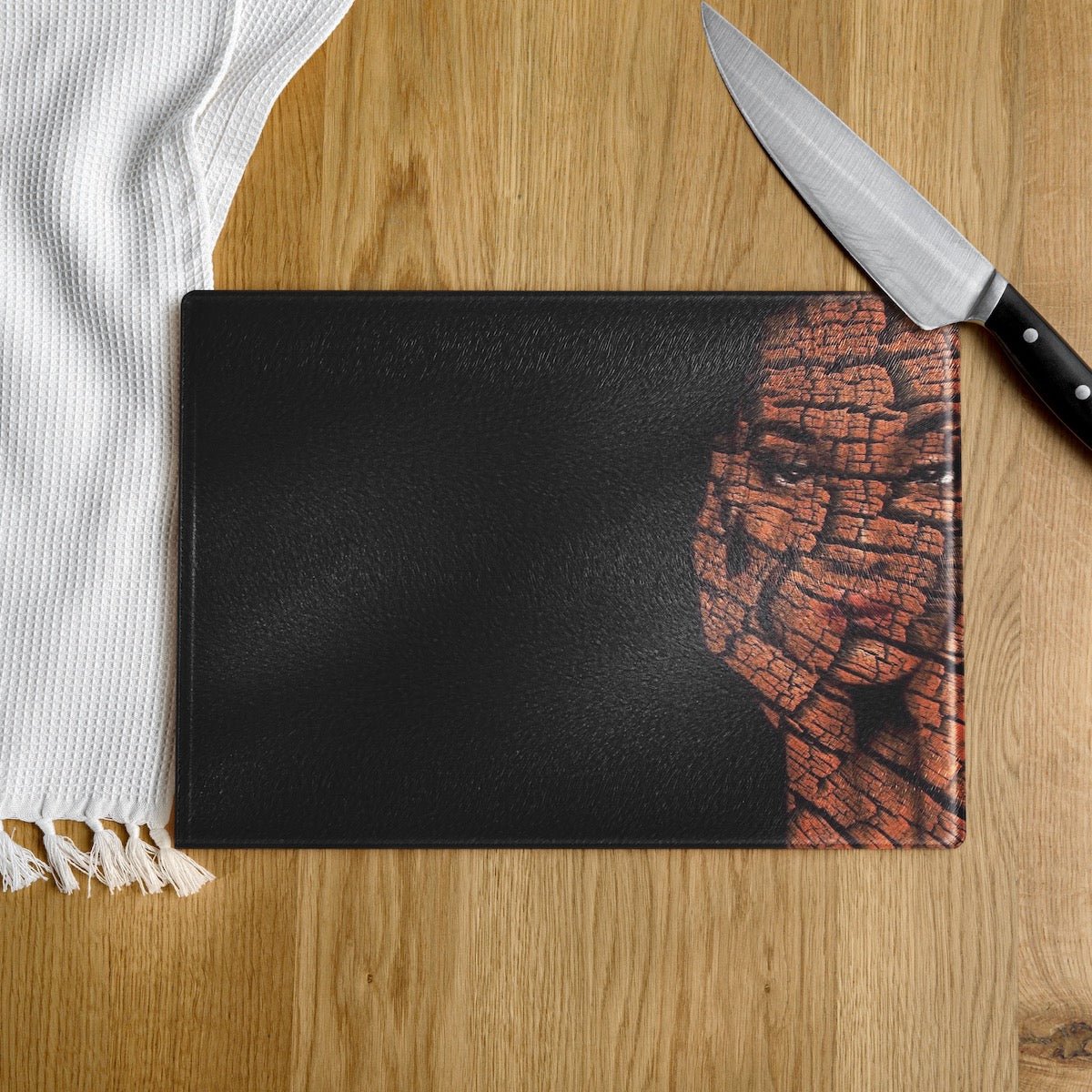 Bored Stiff - Glass Cutting Board - iSAW Company