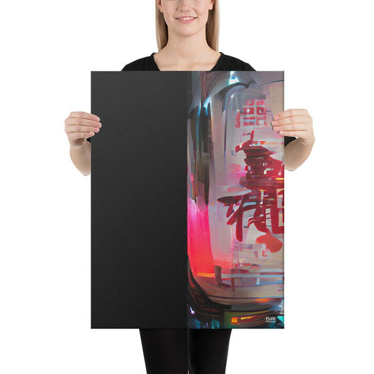 Half Black Half Báijiǔ - Canvas Print - iSAW Company