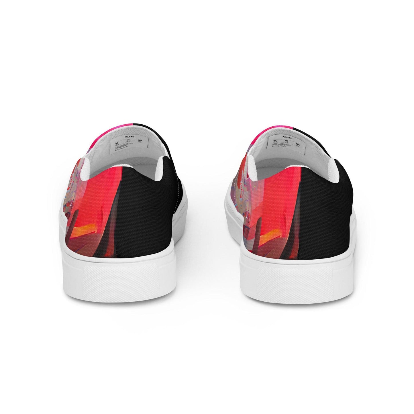 Half Black Half Báijiǔ - Mens Slip-On Canvas Shoes - iSAW Company