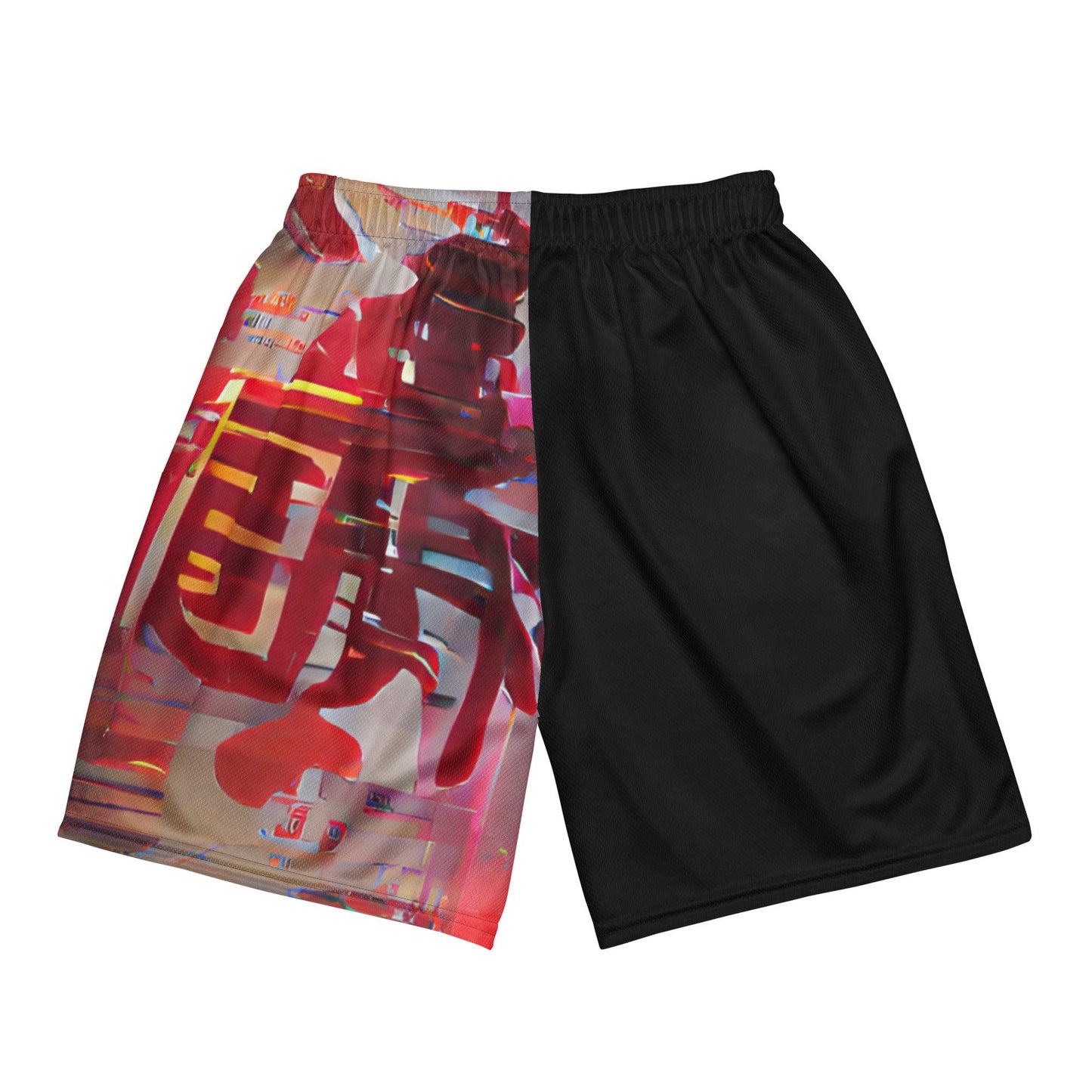 Half Black Half Báijiǔ - Unisex Mesh Shorts - iSAW Company