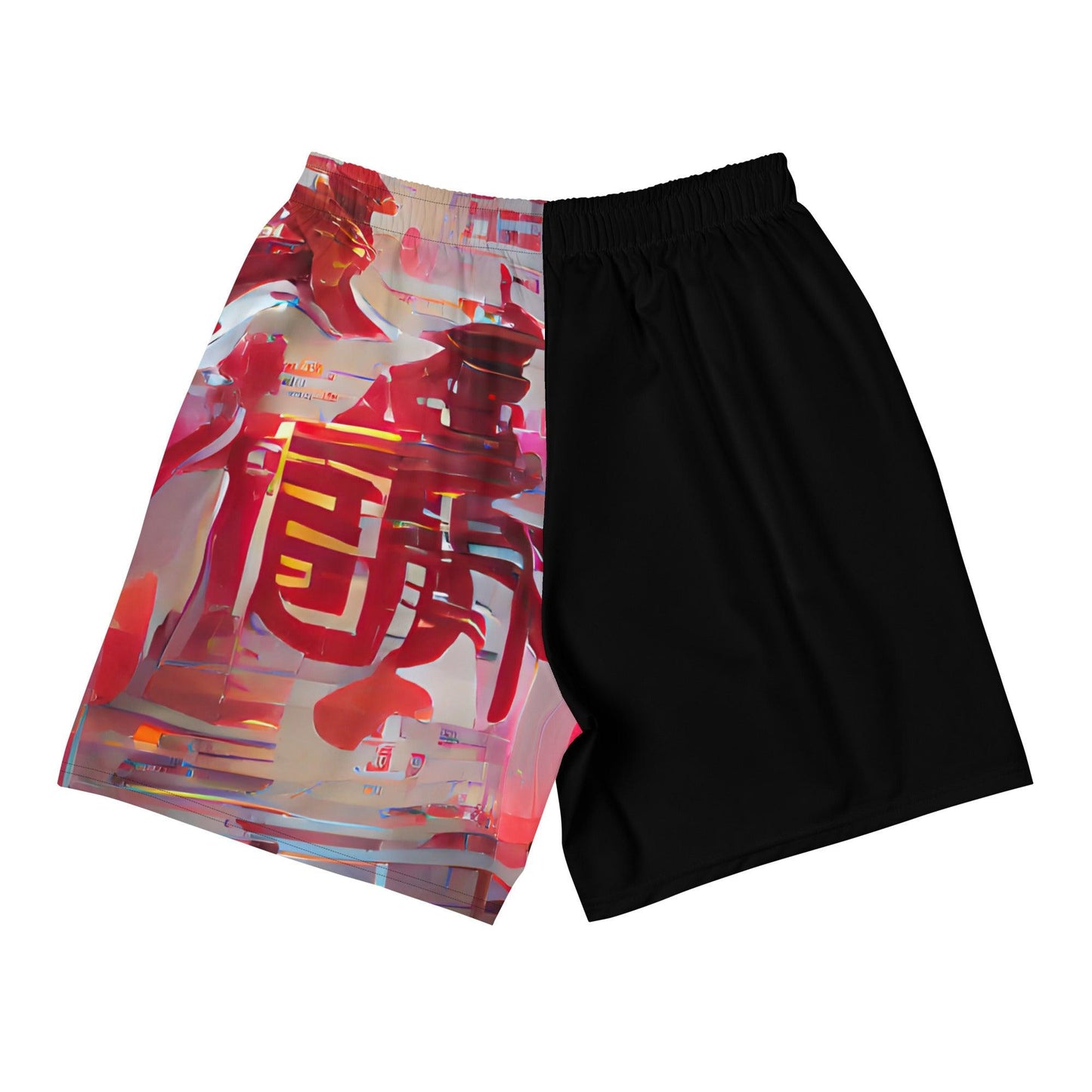 Half Black Half Báijiǔ - Mens Athletic Shorts - iSAW Company