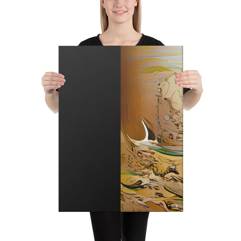 Half Black Half Gāolàng - Canvas Print - iSAW Company