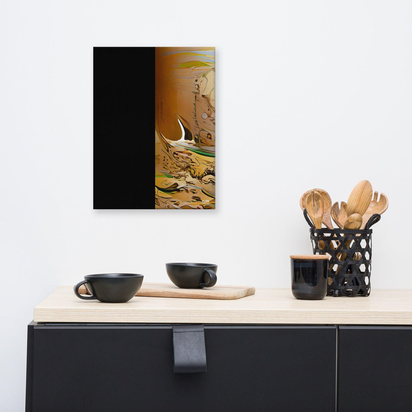 Half Black Half Gāolàng - Canvas Print - iSAW Company