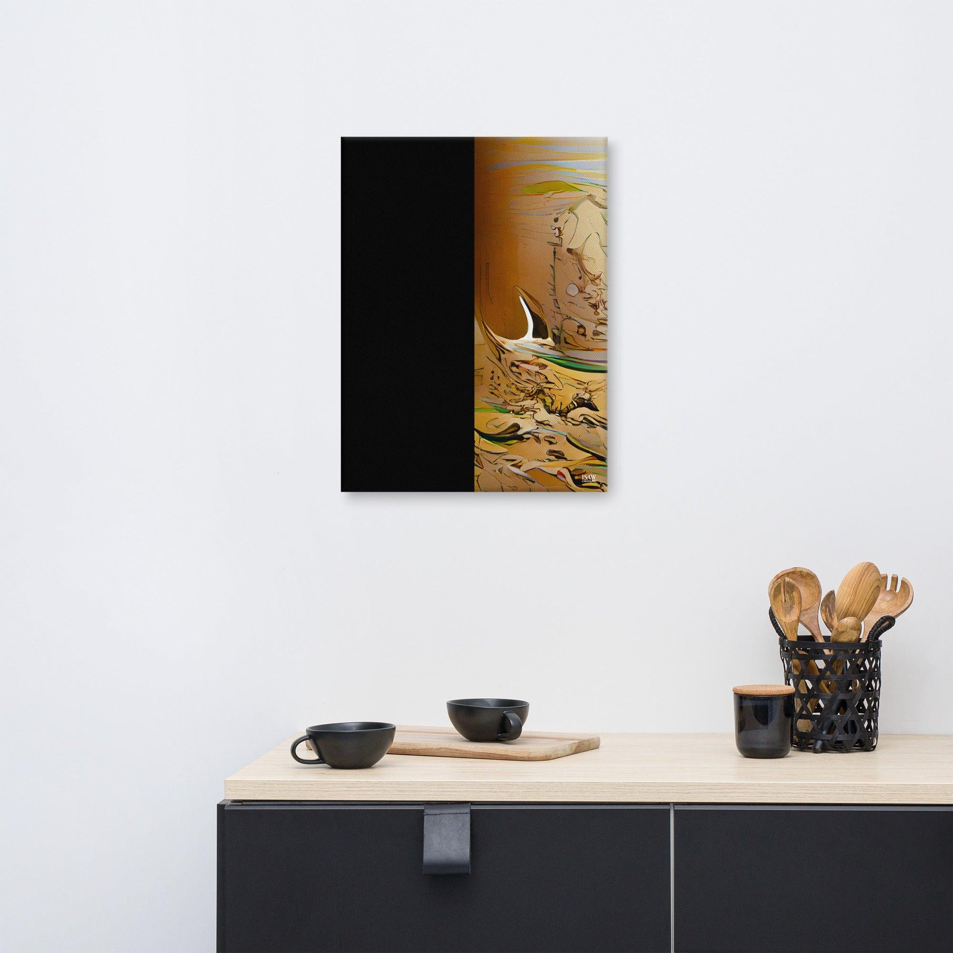 Half Black Half Gāolàng - Canvas Print - iSAW Company