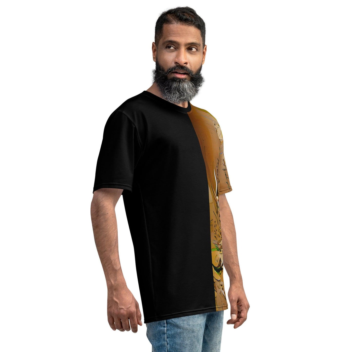 Half Black Half Gaolang - Mens T-Shirt - iSAW Company