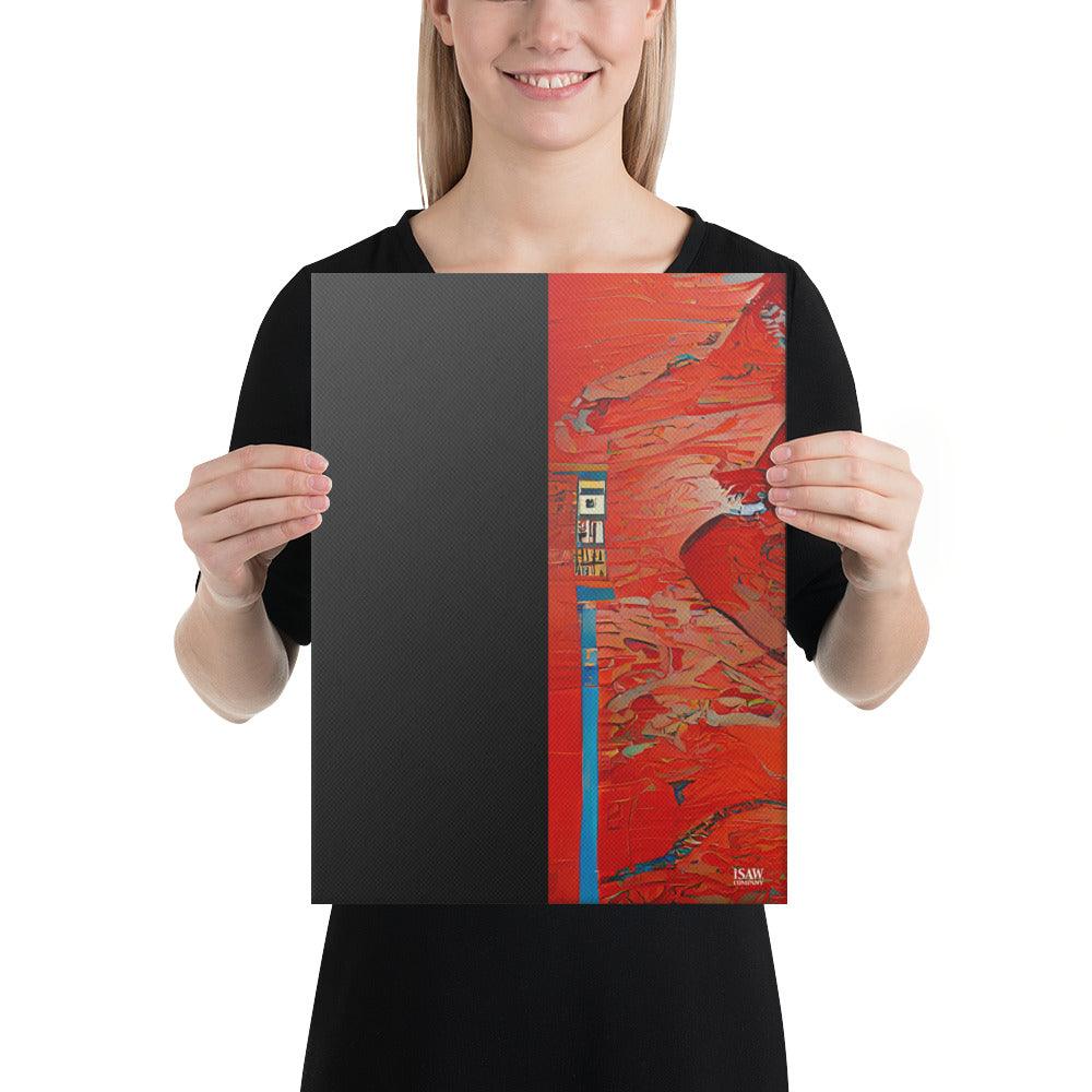 Half Black Half Hónghǎi - Canvas Print - iSAW Company