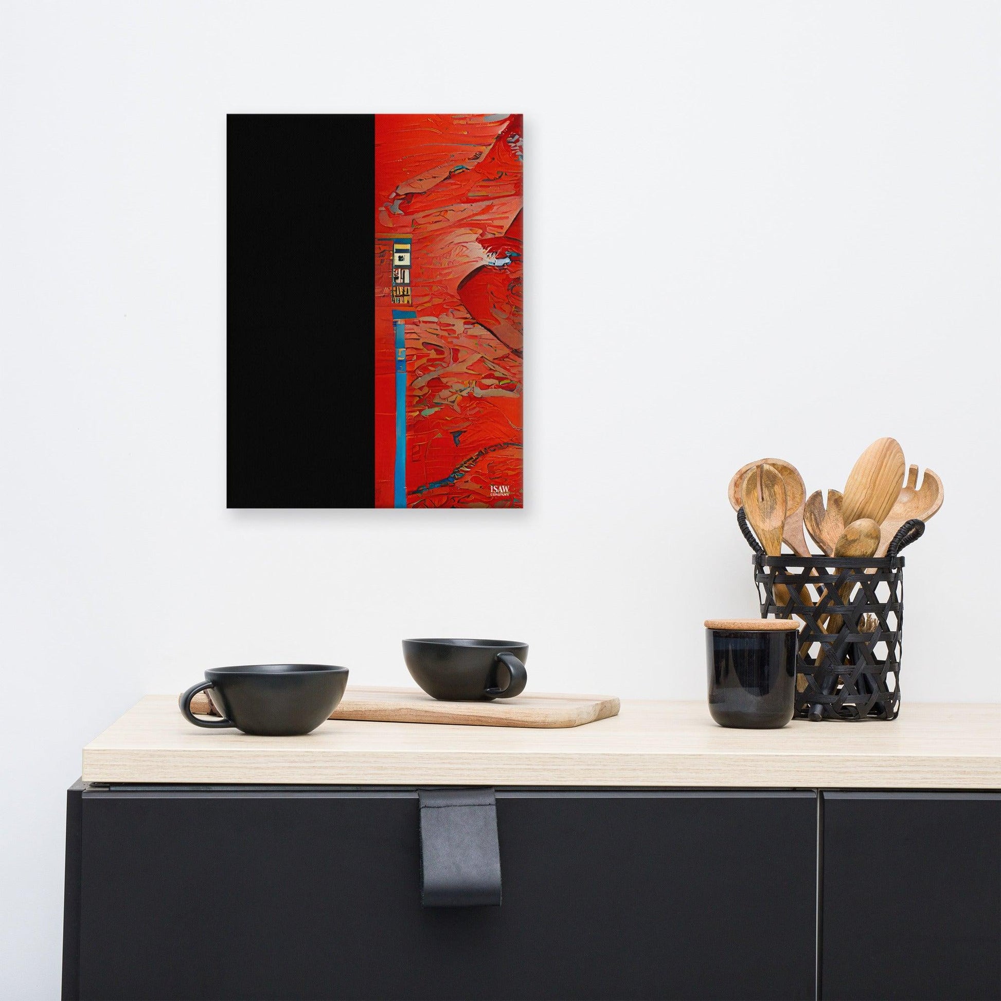 Half Black Half Hónghǎi - Canvas Print - iSAW Company