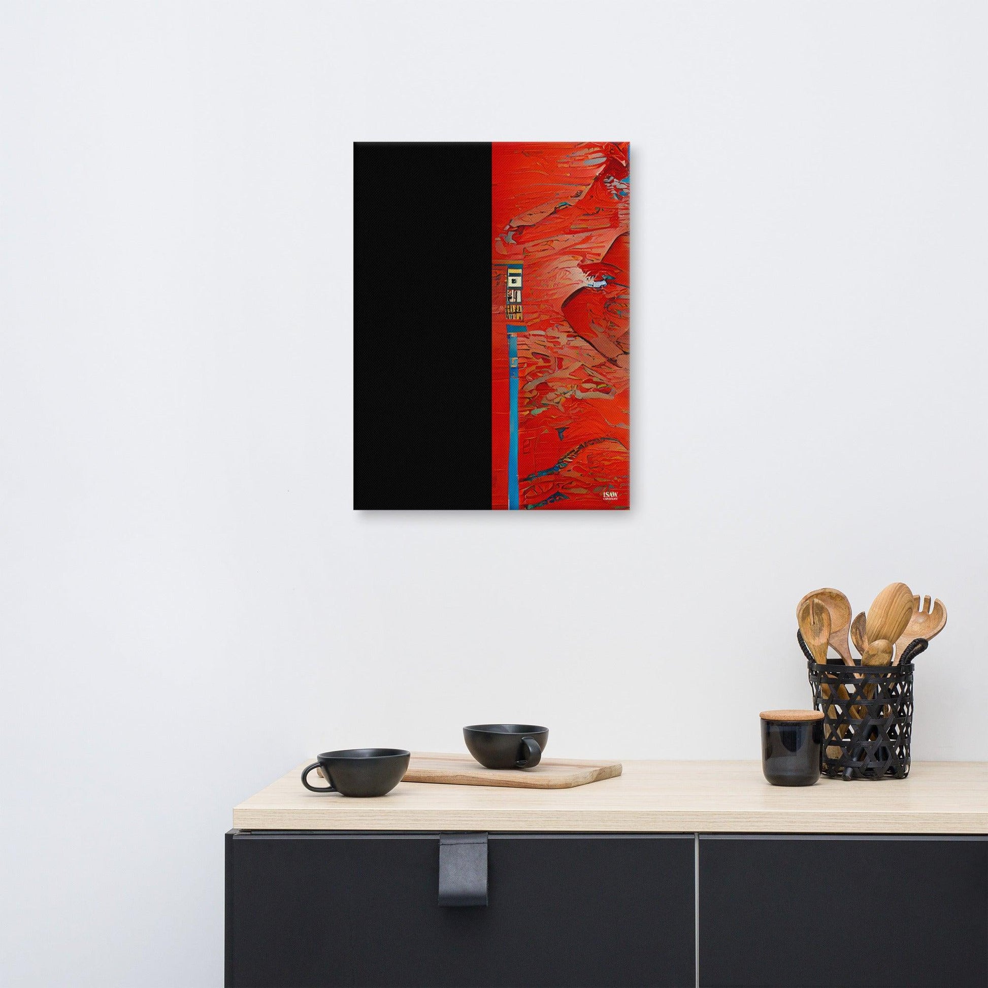 Half Black Half Hónghǎi - Canvas Print - iSAW Company