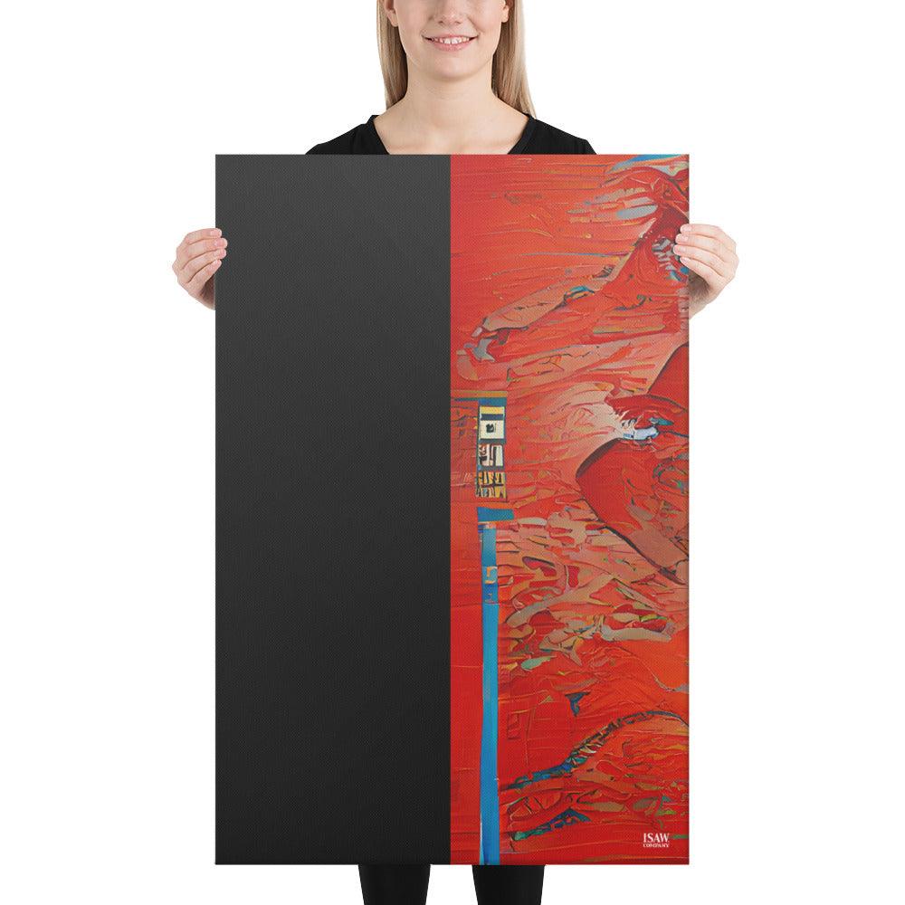 Half Black Half Hónghǎi - Canvas Print - iSAW Company