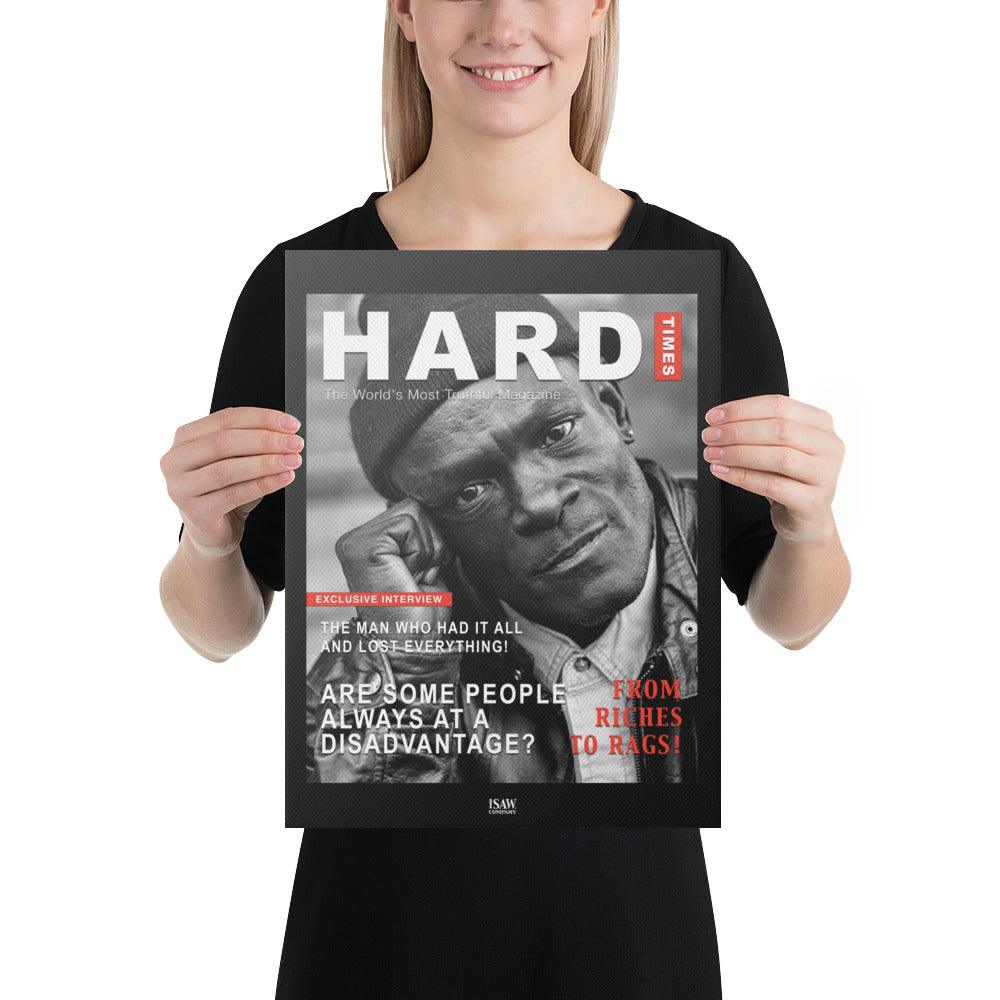 Hard Times Magazine - Canvas Print - iSAW Company