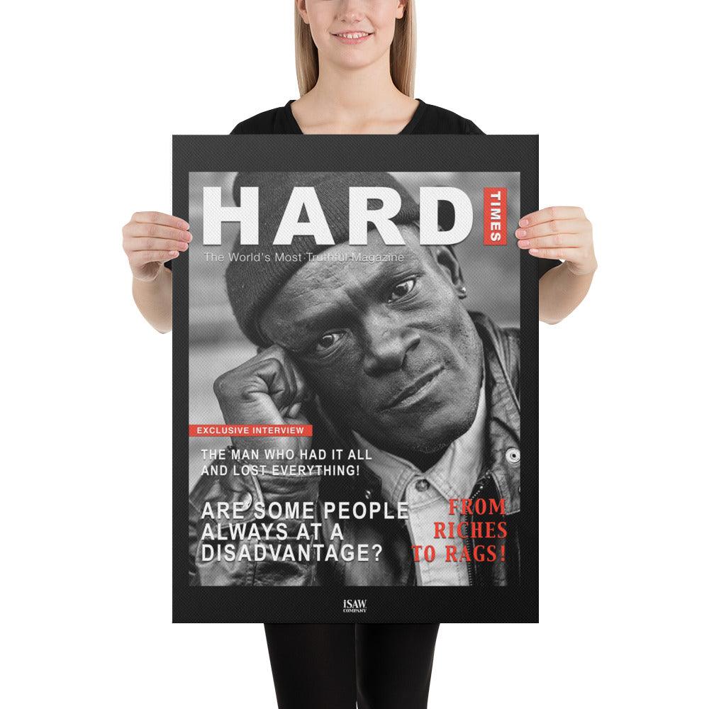 Hard Times Magazine - Canvas Print - iSAW Company