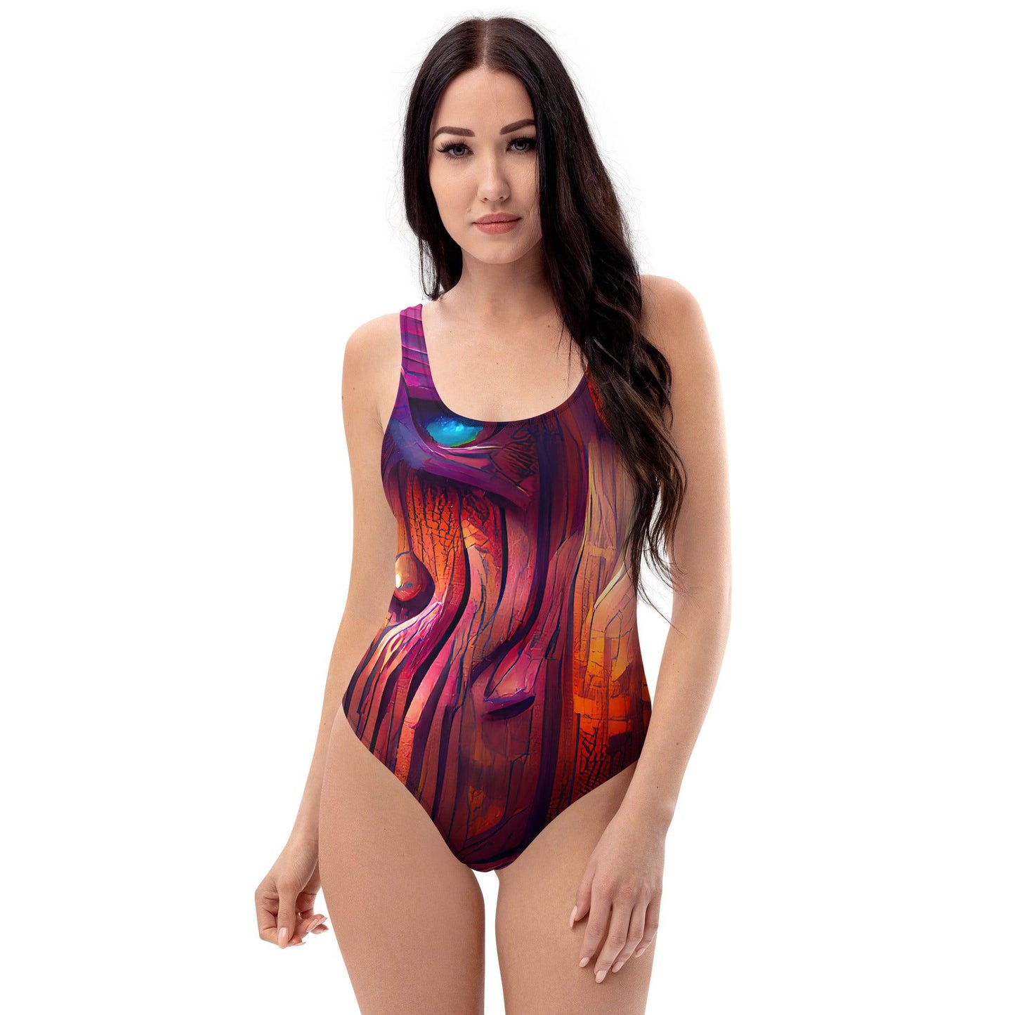 Hardwood - Womens One-Piece Swimsuit - iSAW Company