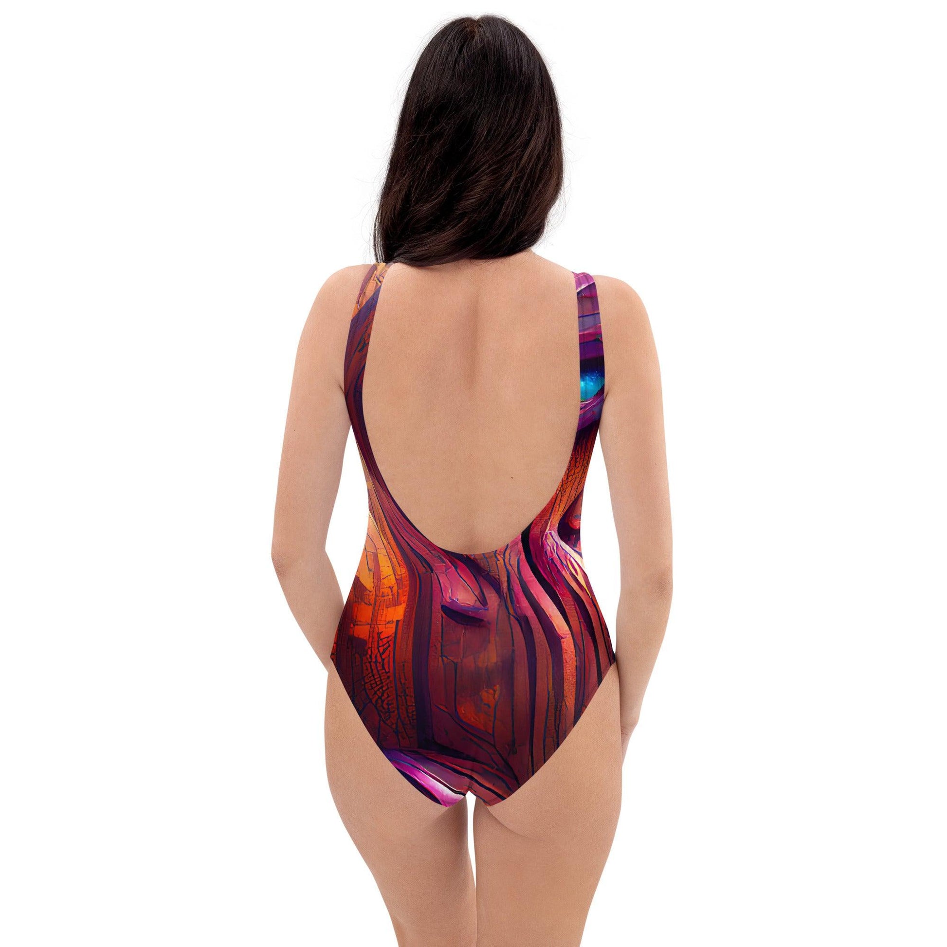 Hardwood - Womens One-Piece Swimsuit - iSAW Company