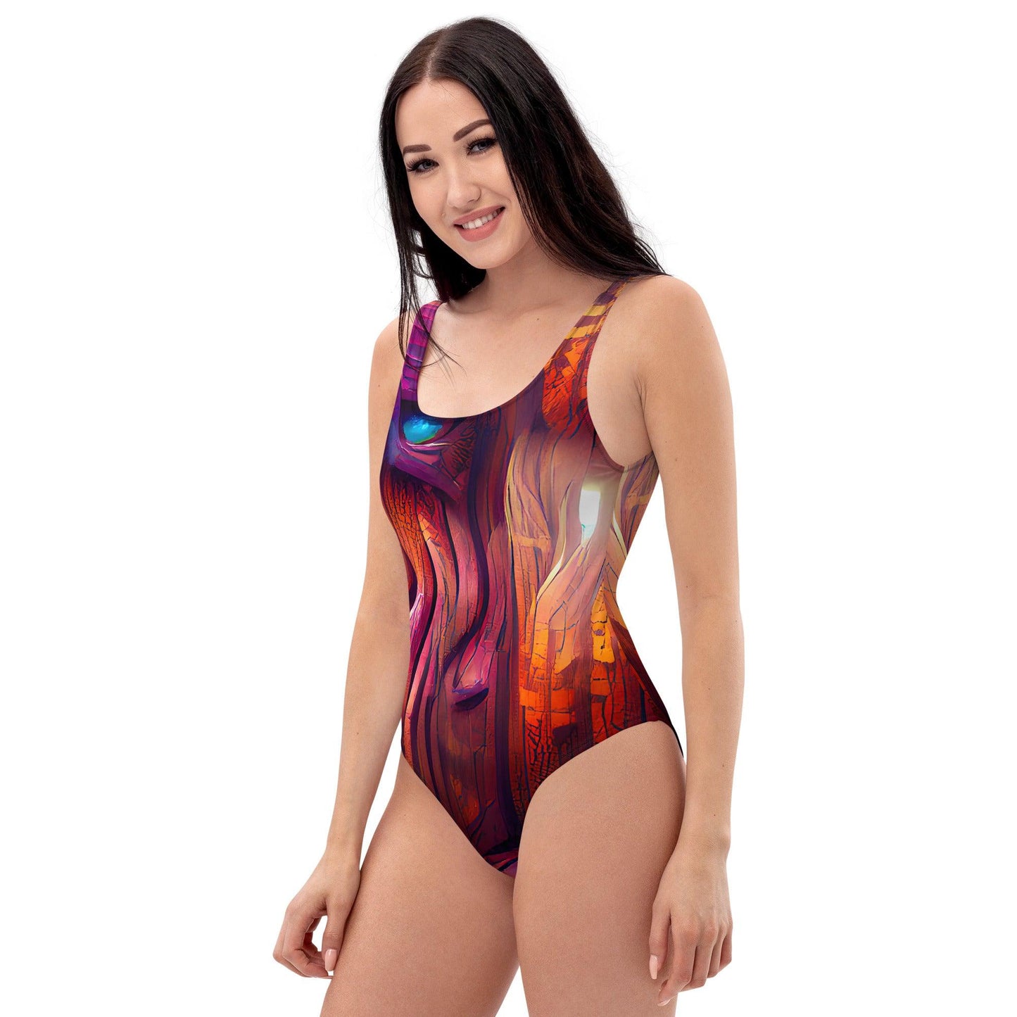 Hardwood - Womens One-Piece Swimsuit - iSAW Company