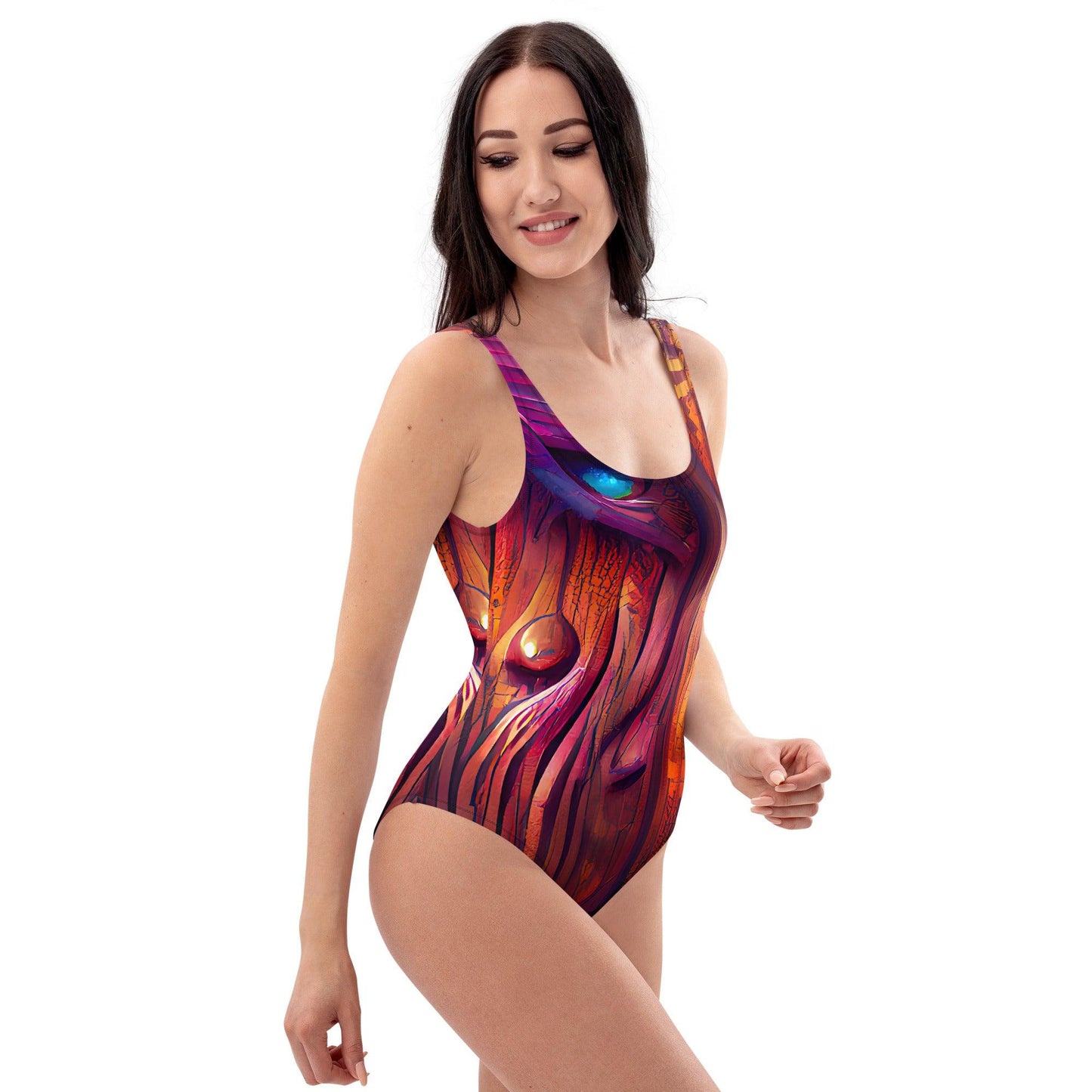 Hardwood - Womens One-Piece Swimsuit - iSAW Company