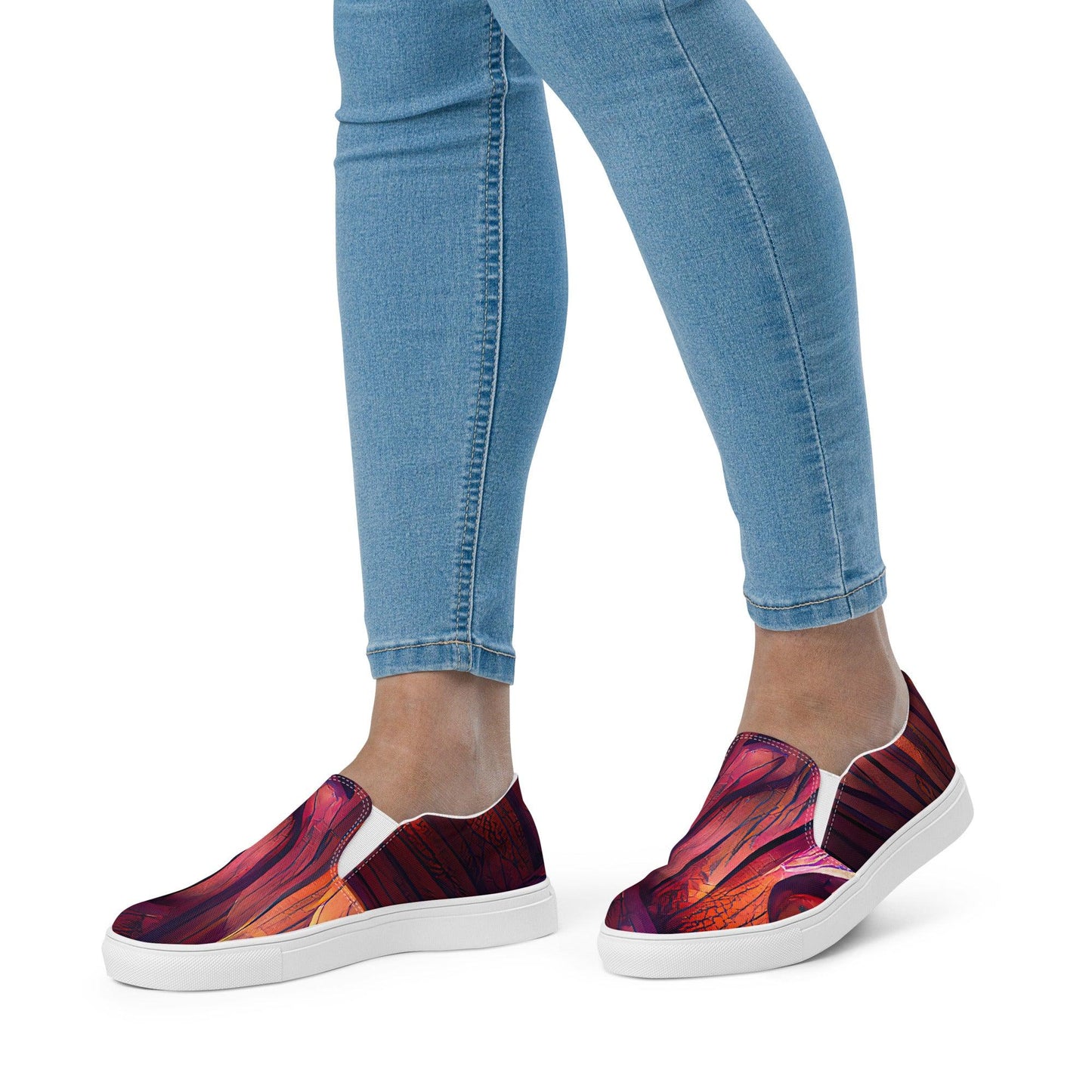 Hardwood - Womens Slip-On Canvas Shoes - iSAW Company