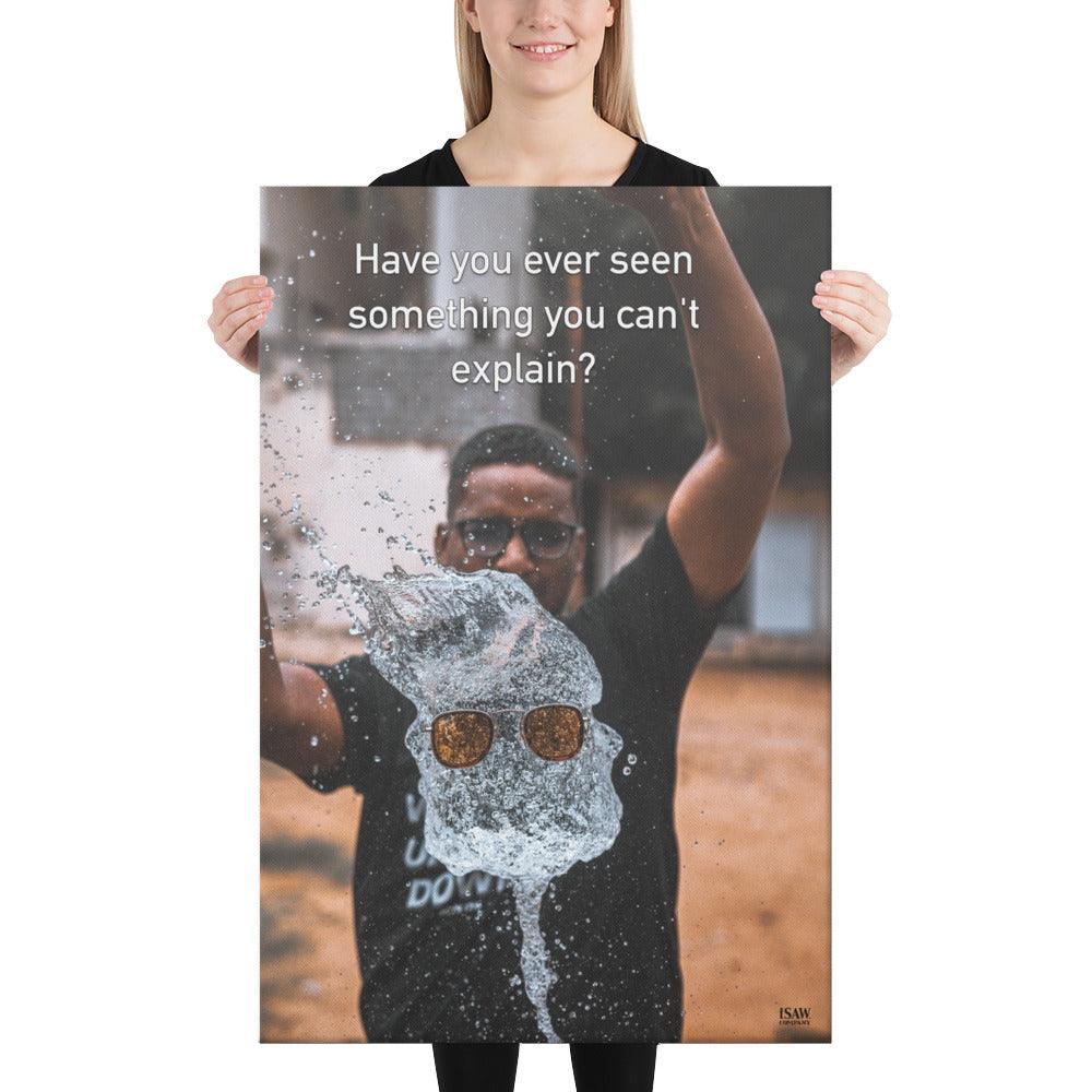 Have You Ever Seen Something You Can't Explain - Canvas Print - iSAW Company