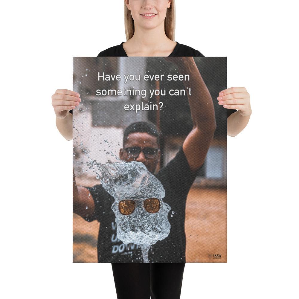 Have You Ever Seen Something You Can't Explain - Canvas Print - iSAW Company