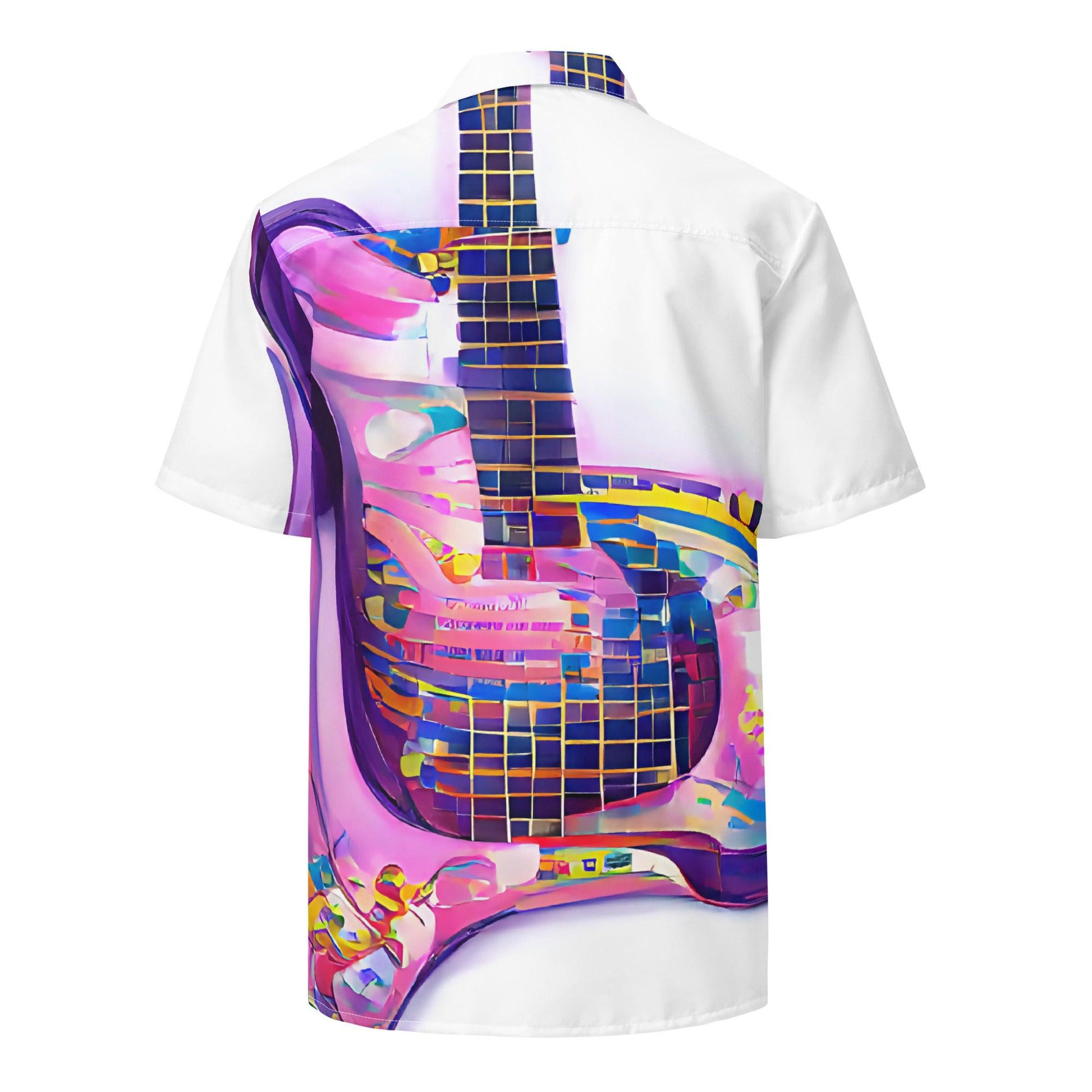 Hippie Guitar - Unisex Button Shirt - iSAW Company