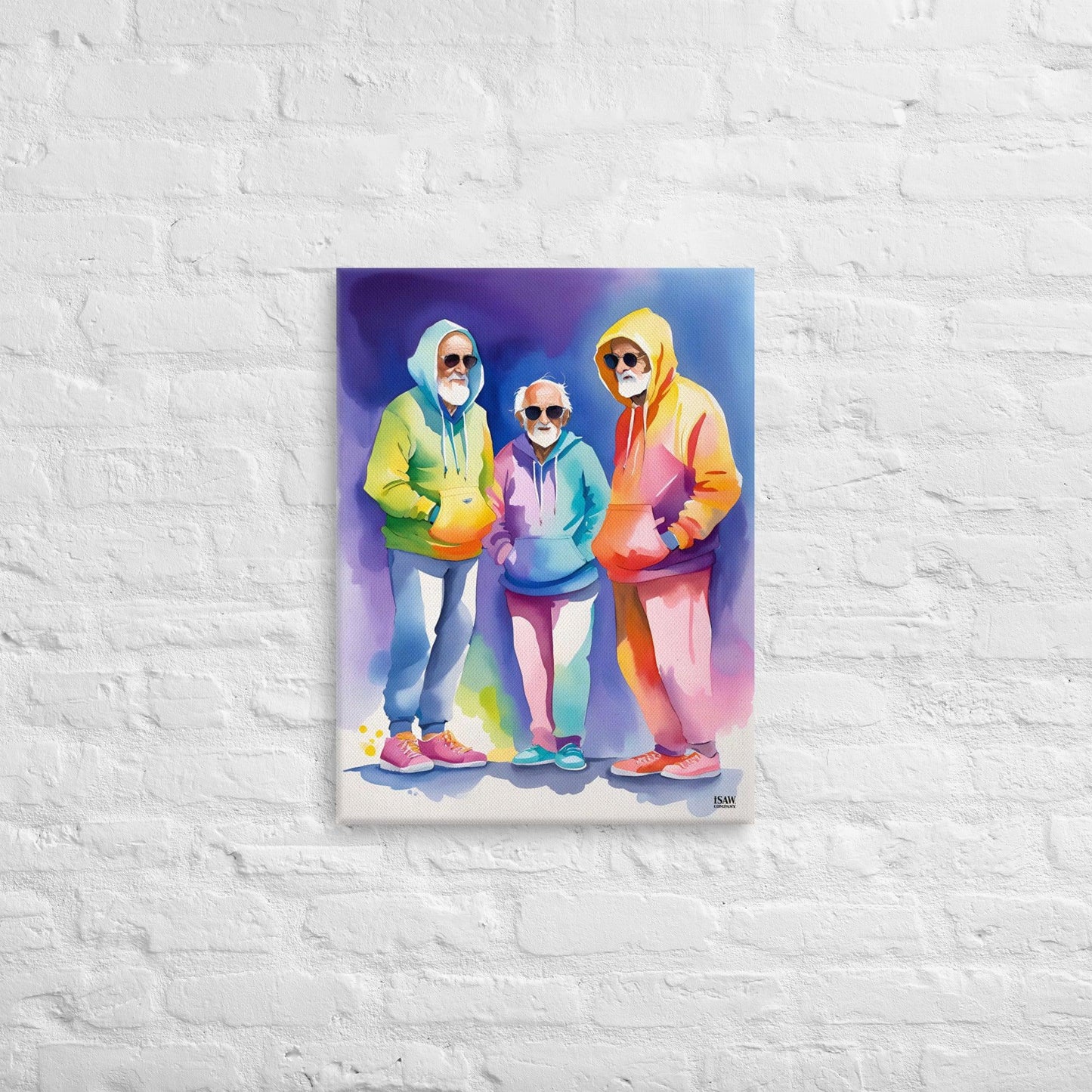 Hoodies And The O.G V3 - Canvas Print - iSAW Company