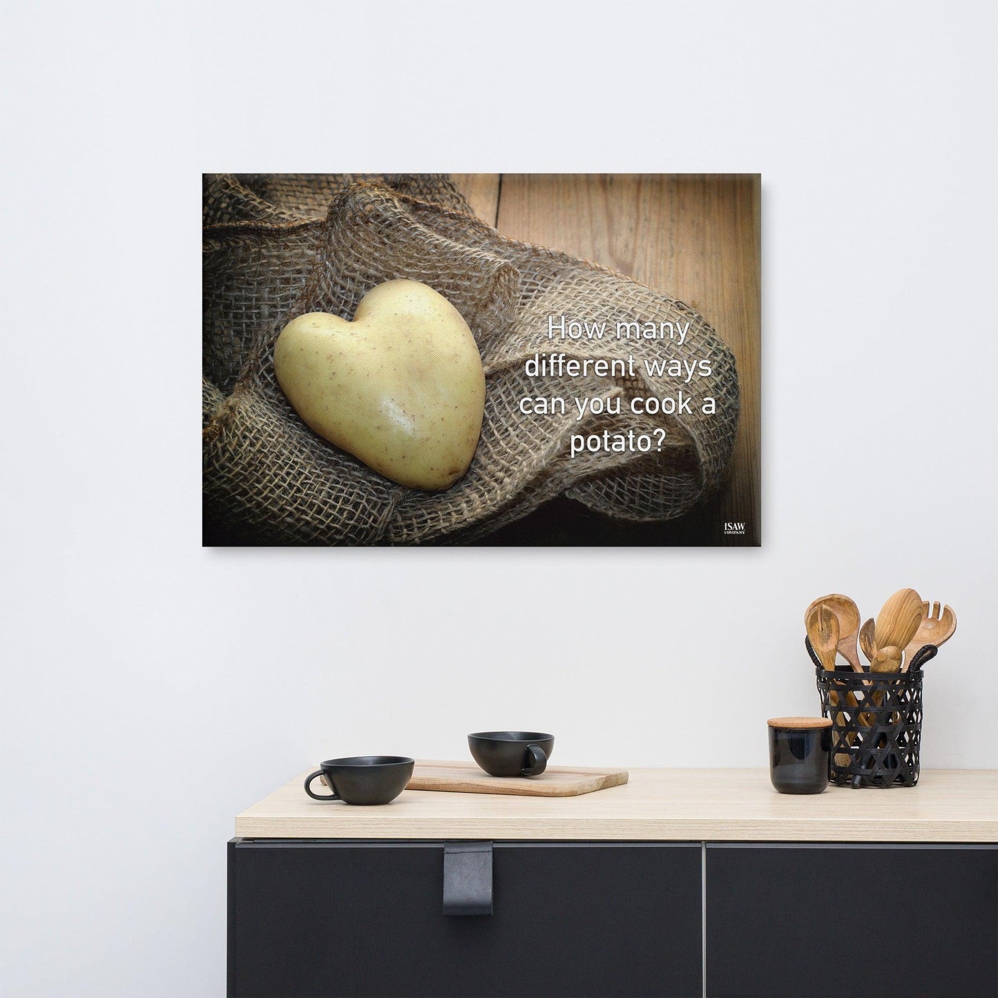 How Many Different Ways Can You Cook A Potato - Canvas Print - iSAW Company