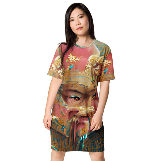 Huángdì - Womens T-Shirt Dress - iSAW Company