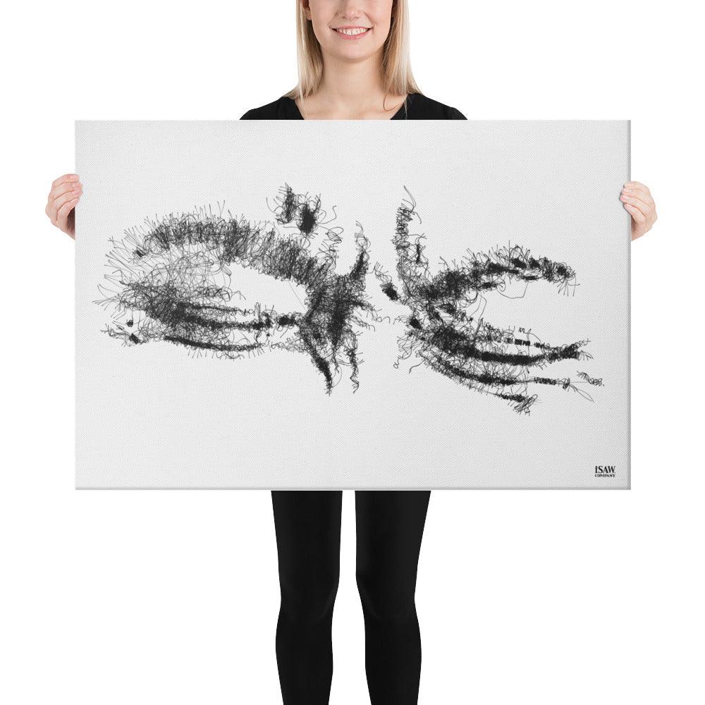 I Can’t Look - Canvas Print - iSAW Company