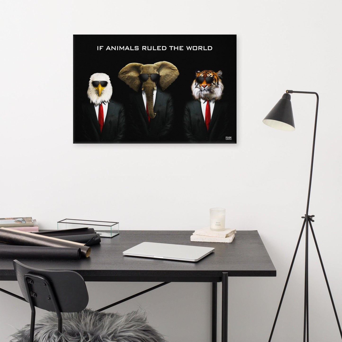 If Animals Ruled The World - Canvas Print - iSAW Company