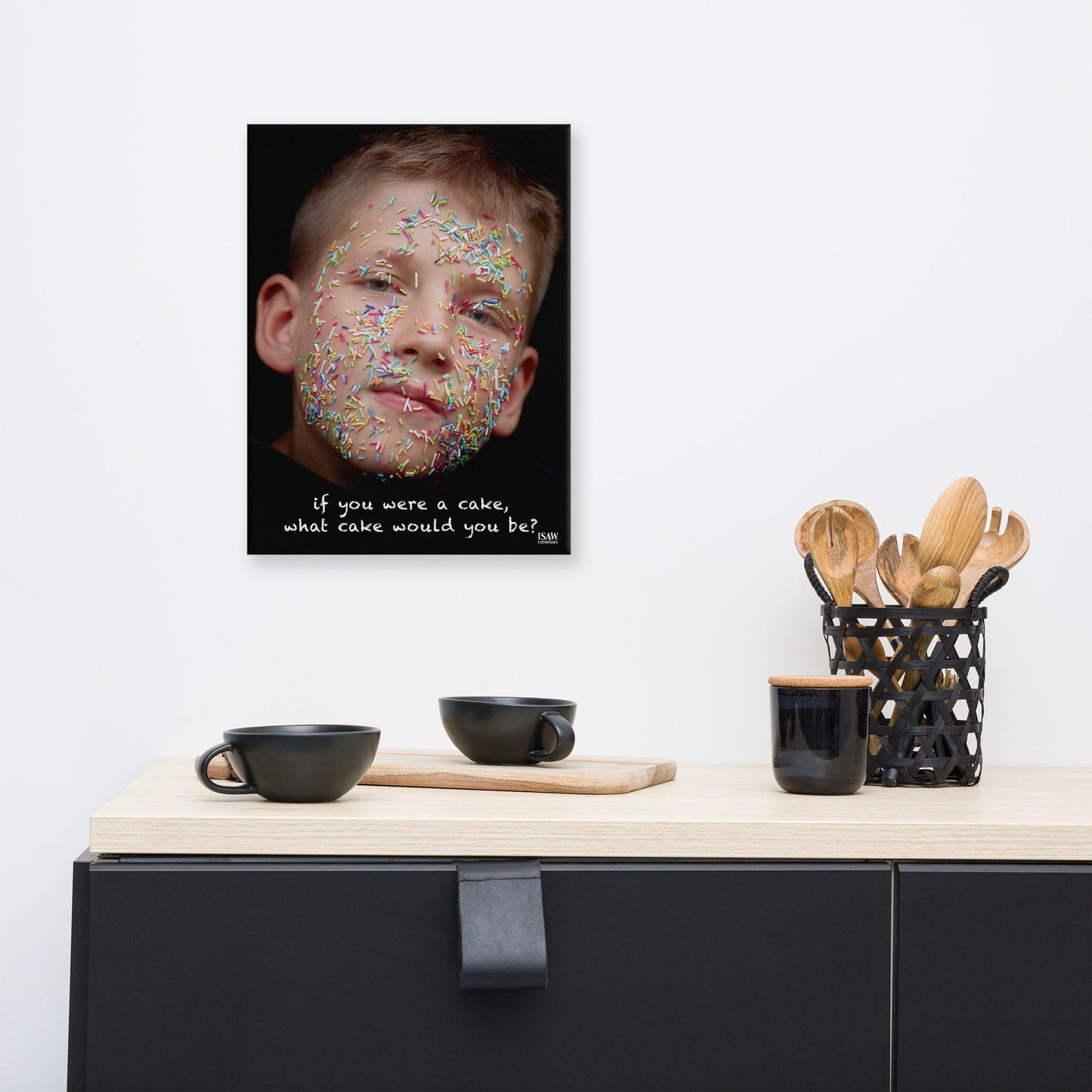 If You Were A Cake What Cake Would You Be - Canvas Print - iSAW Company