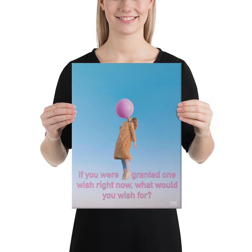 If You Were Granted One Wish - Canvas Print - iSAW Company