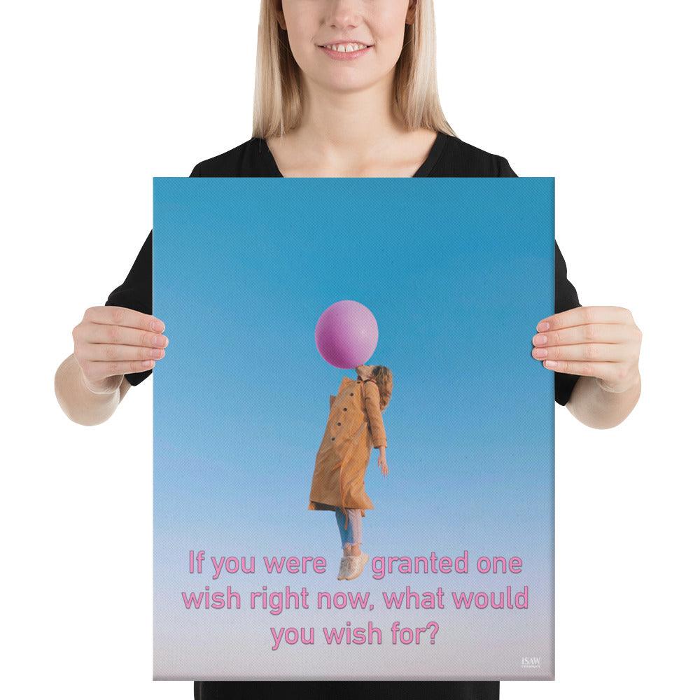 If You Were Granted One Wish - Canvas Print - iSAW Company