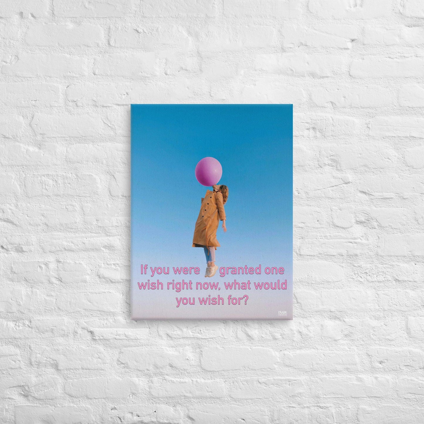 If You Were Granted One Wish - Canvas Print - iSAW Company