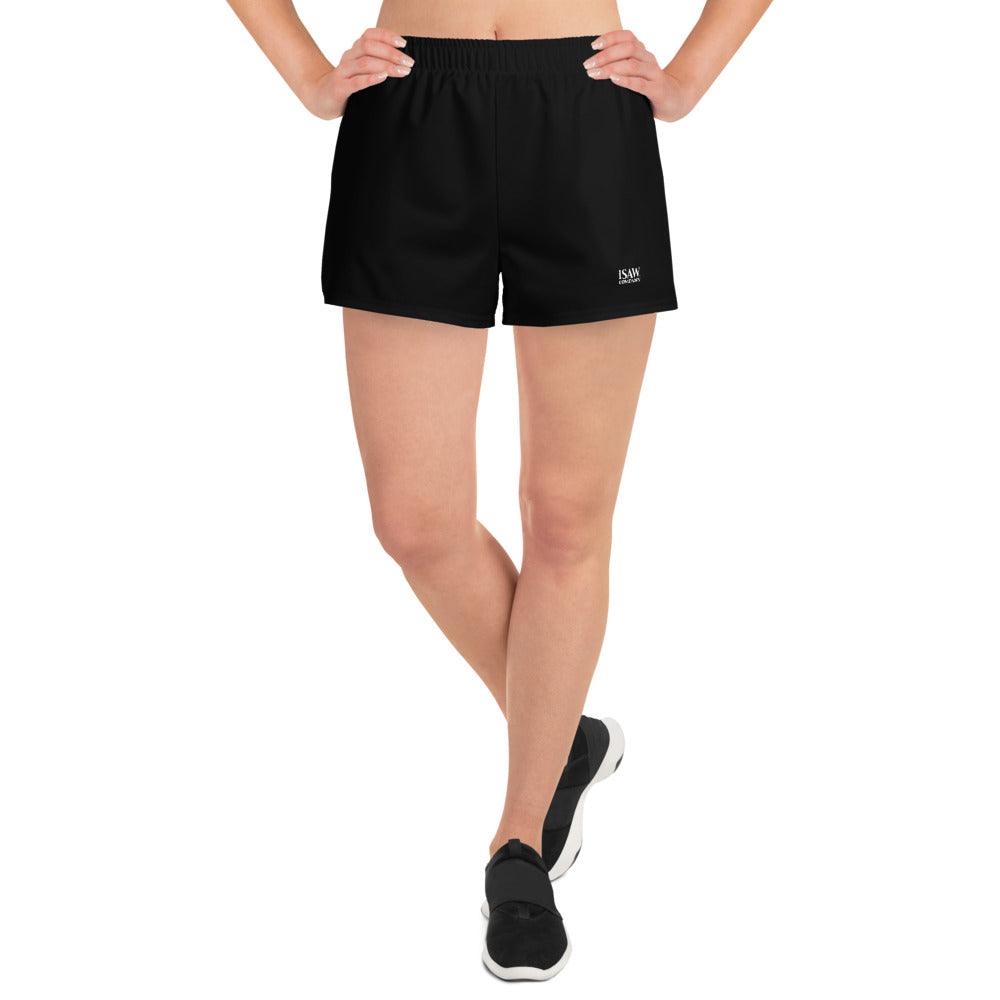 iSAW Womens Black Athletic Shorts - iSAW Company