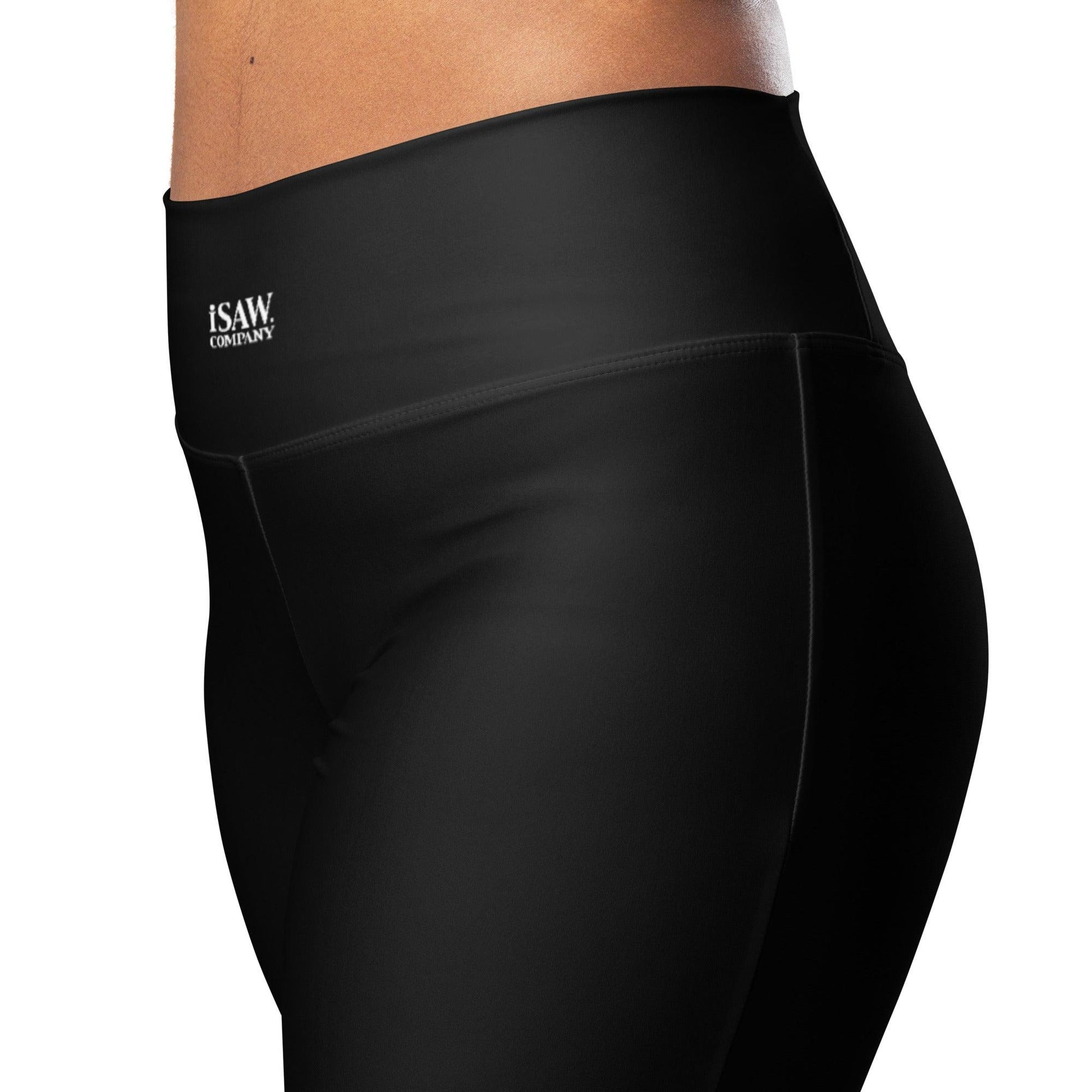 iSAW Womens Black Flare Leggings - iSAW Company