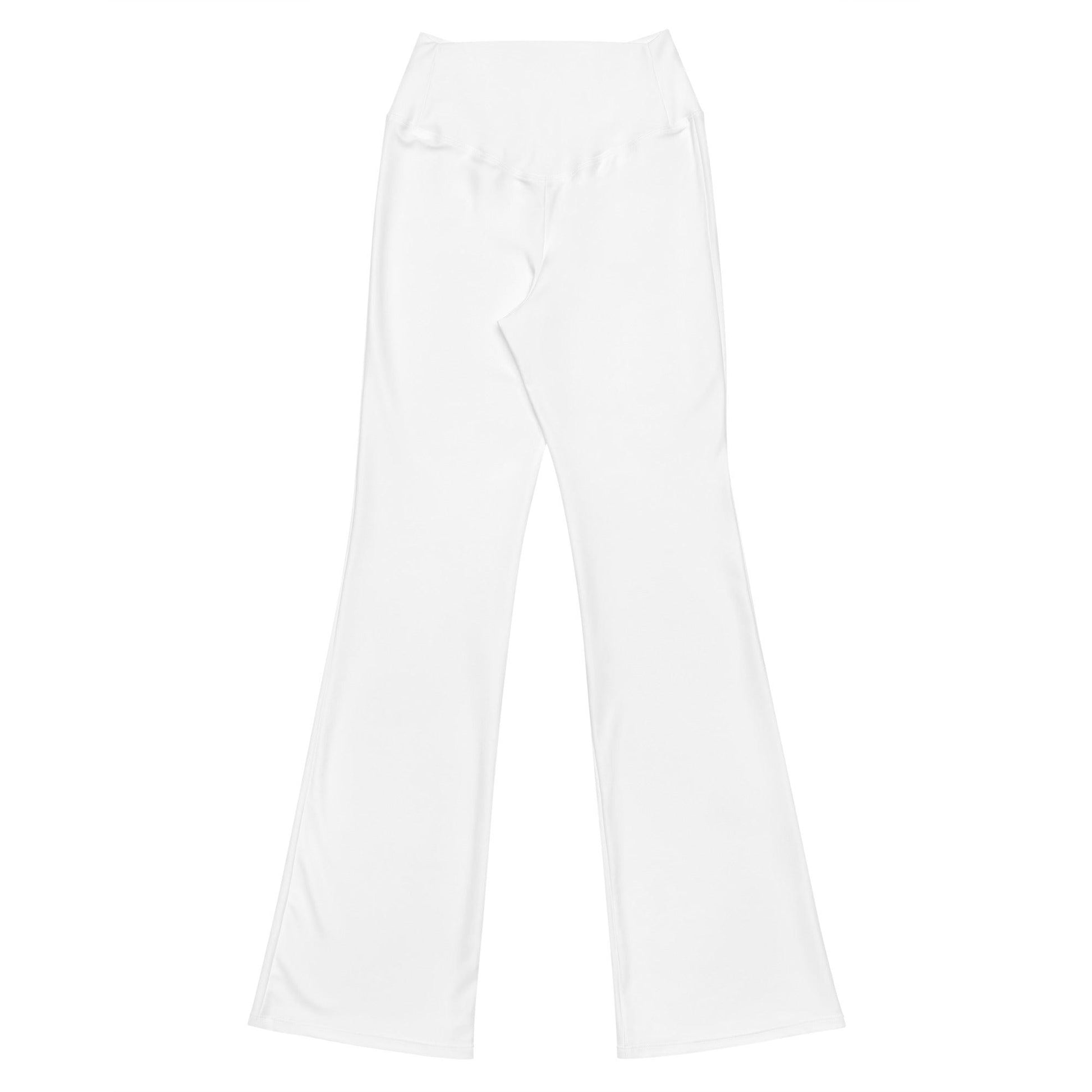 iSAW Womens White Flare Leggings - iSAW Company