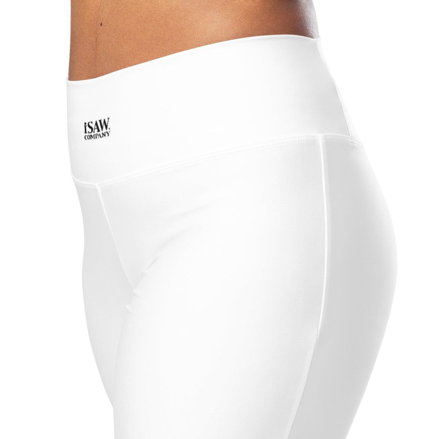 iSAW Womens White Flare Leggings - iSAW Company