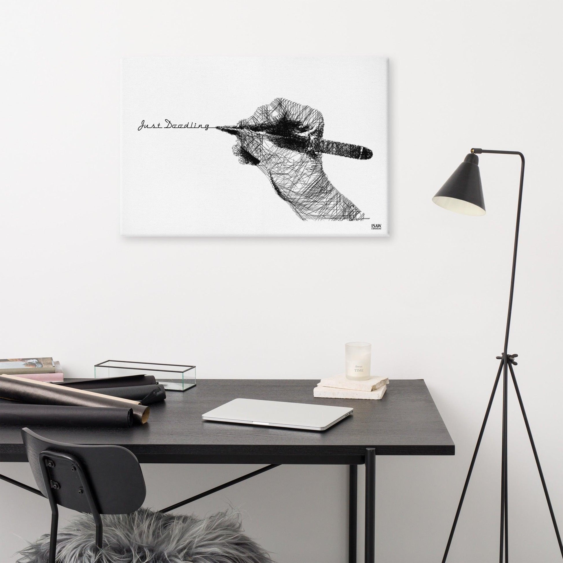 Just Doodling - Canvas Print - iSAW Company