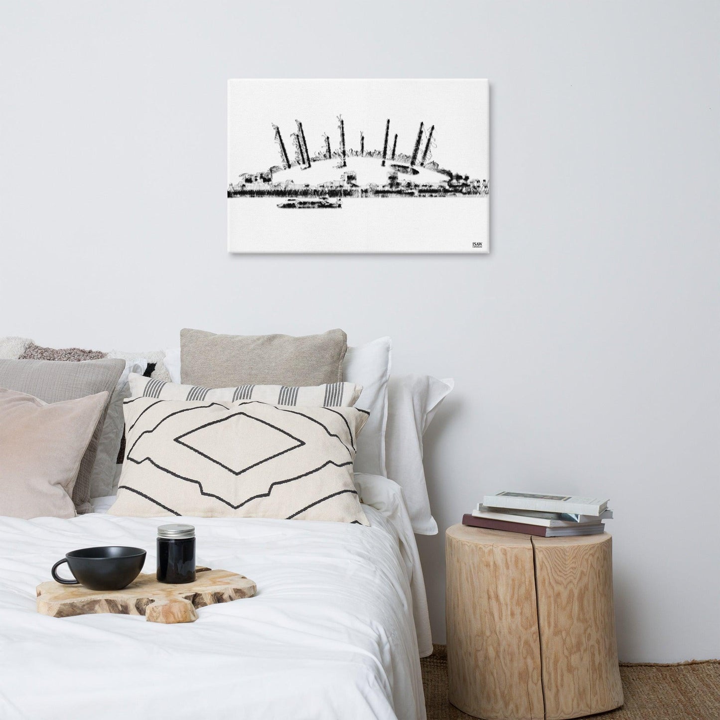 London O2 Arena - Canvas Print - iSAW Company