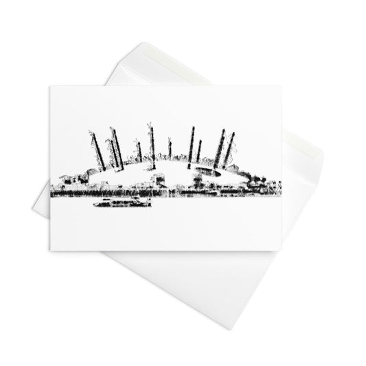 London O2 Arena - Note Card - iSAW Company