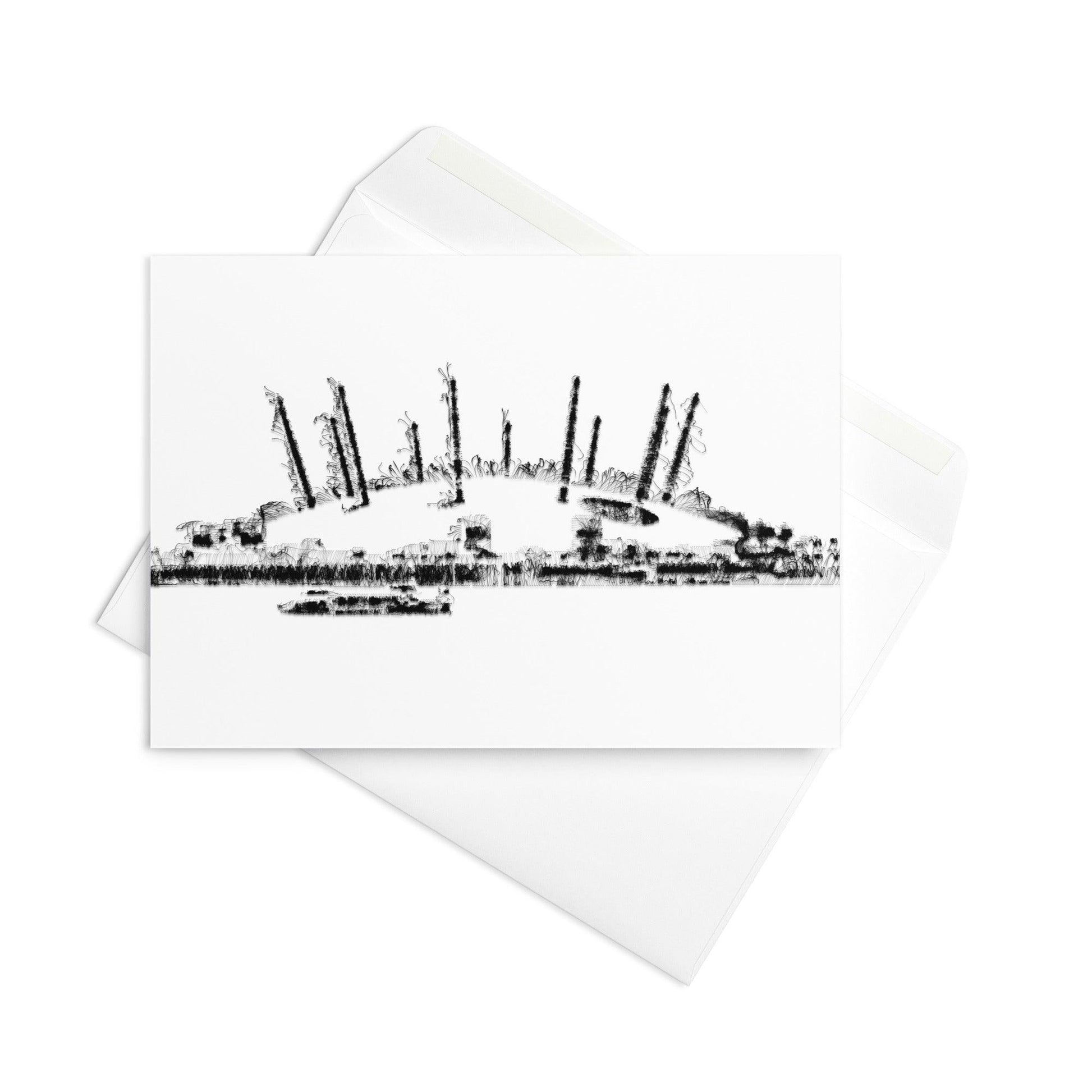 London O2 Arena - Note Card - iSAW Company