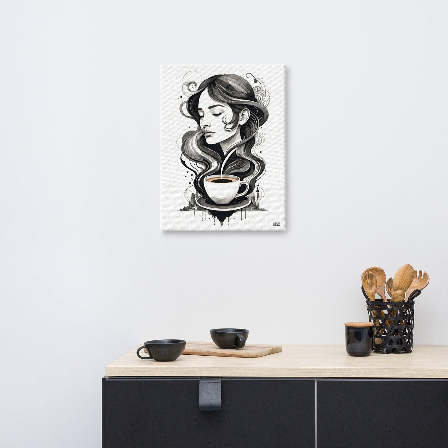 Love Coffee - Canvas Print - iSAW Company