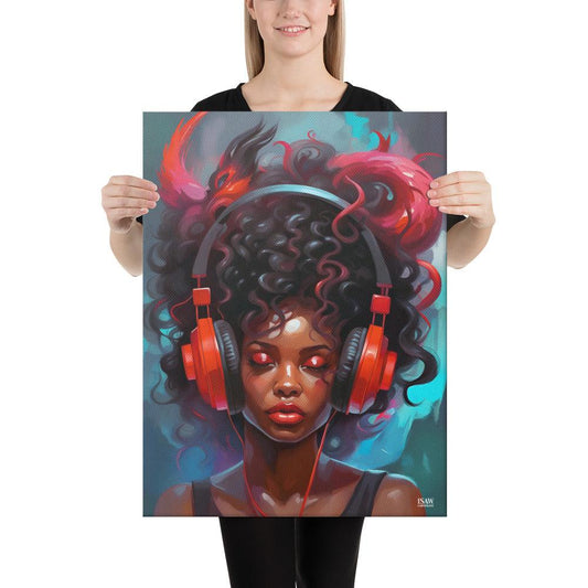 Medusa And Her Music - Canvas Print - iSAW Company