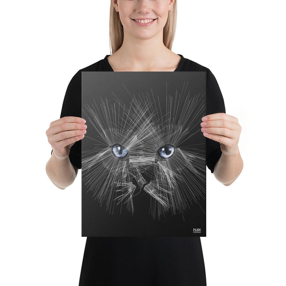 Mister Whiskers - Canvas Print - iSAW Company