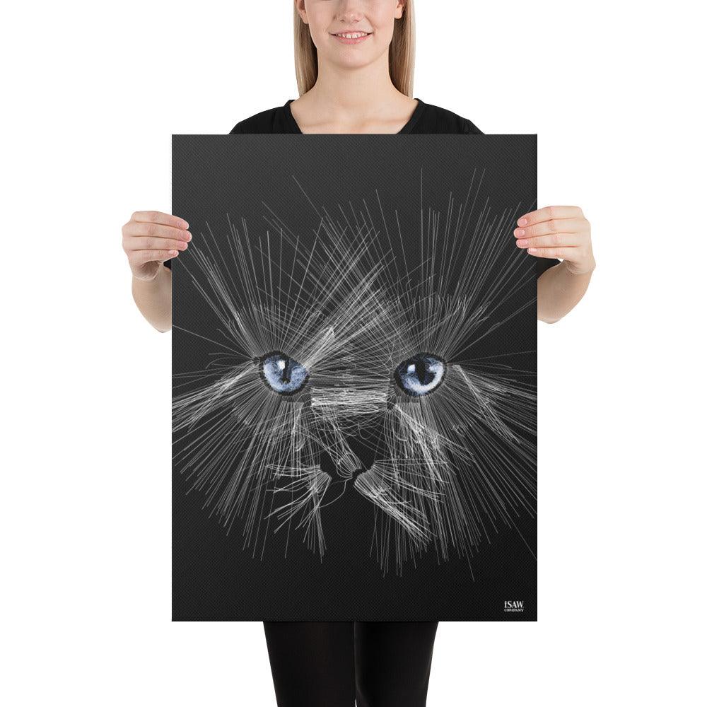 Mister Whiskers - Canvas Print - iSAW Company