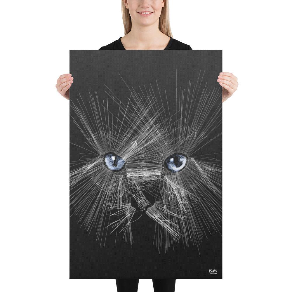 Mister Whiskers - Canvas Print - iSAW Company