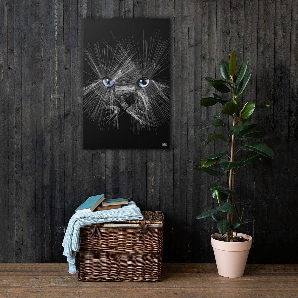 Mister Whiskers - Canvas Print - iSAW Company