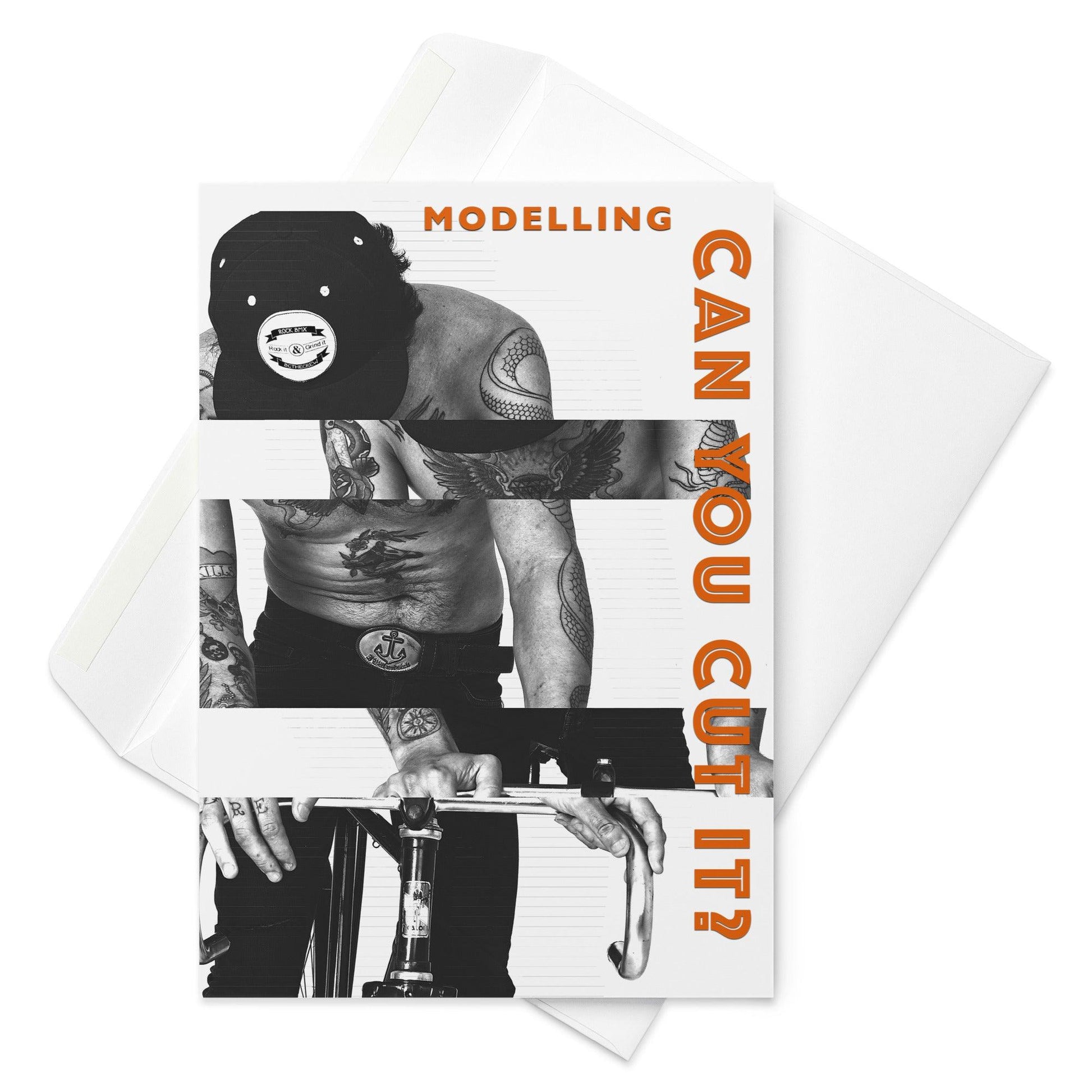 Modelling Can You Cut It - Note Card - iSAW Company