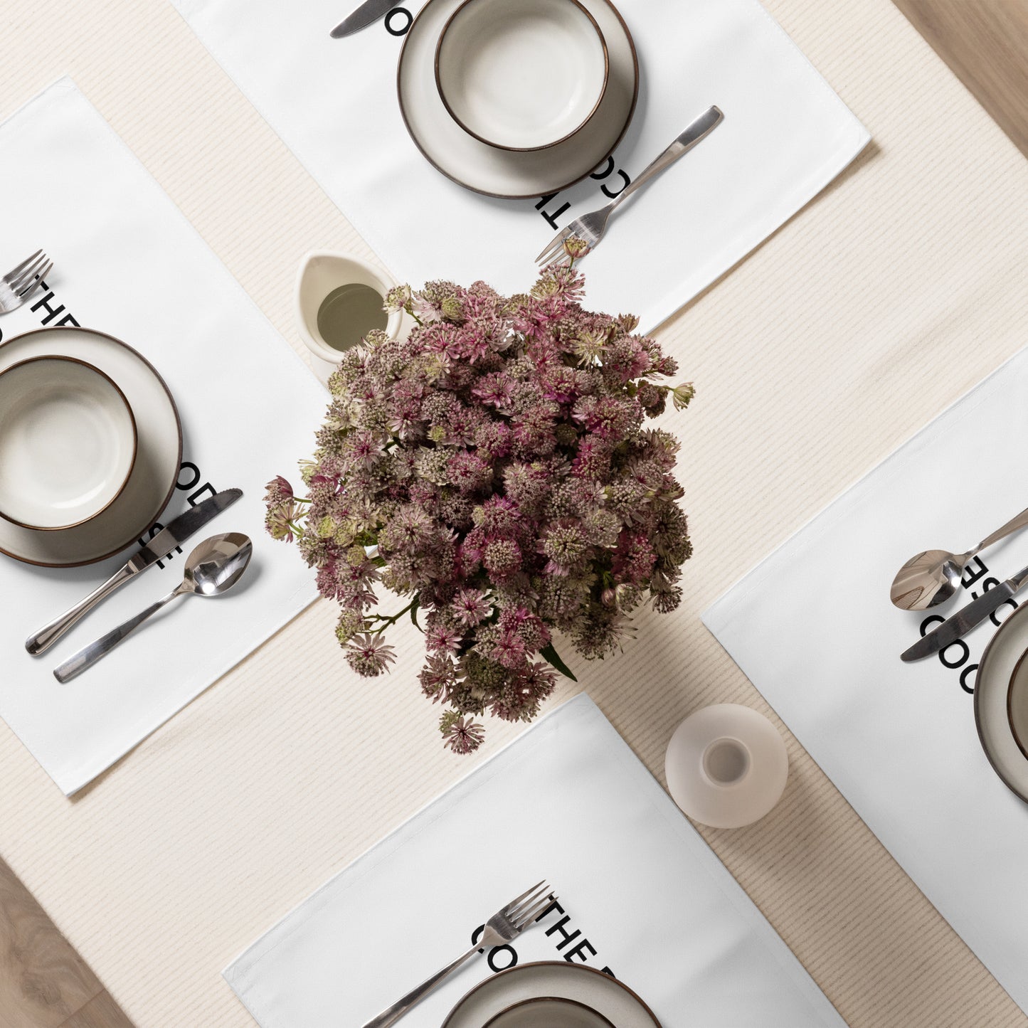 The Best Food Comes To Those Who Wait - White Placemat Set - iSAW Company