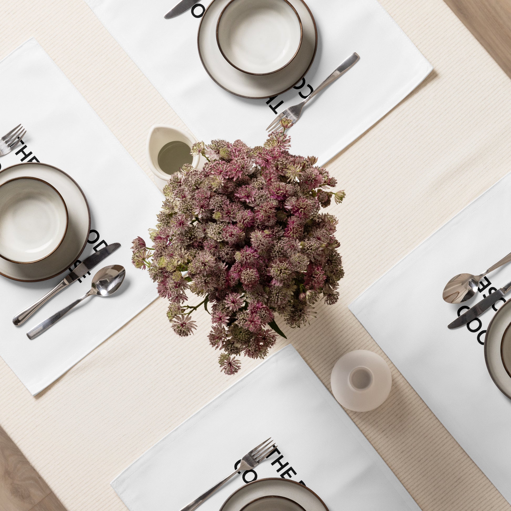 The Best Food Comes To Those Who Wait - White Placemat Set - iSAW Company